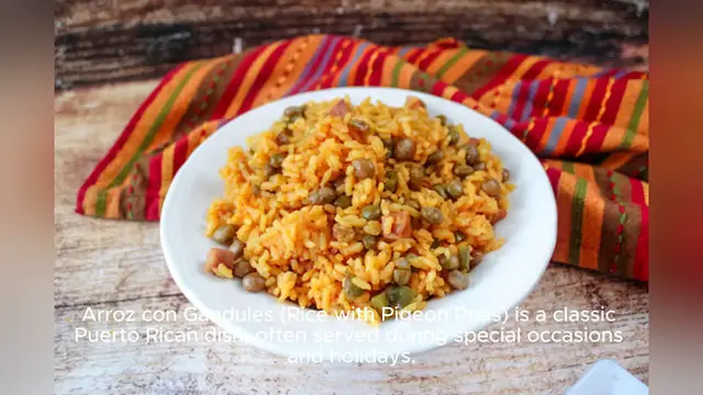 Video thumbnail for arroz con gandules recipe
