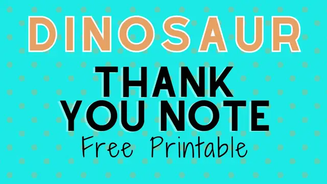 Video thumbnail for dinosaur thank you humix video