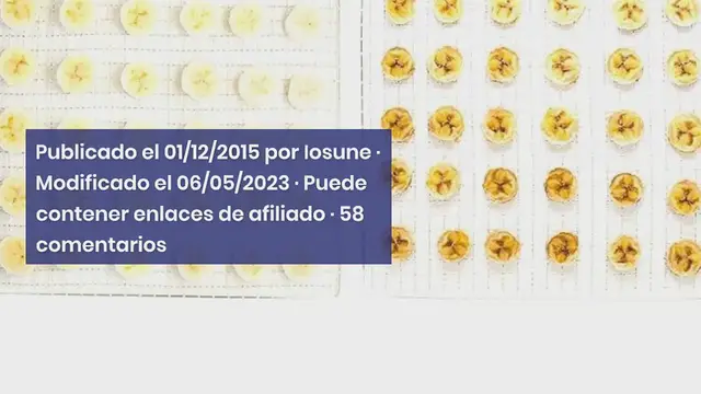 Video thumbnail for Cómo Deshidratar Frutas