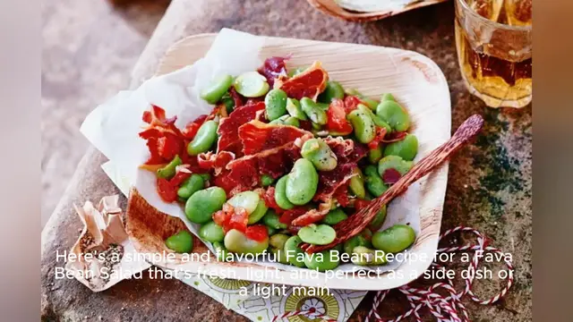 'Video thumbnail for fava bean recipe'