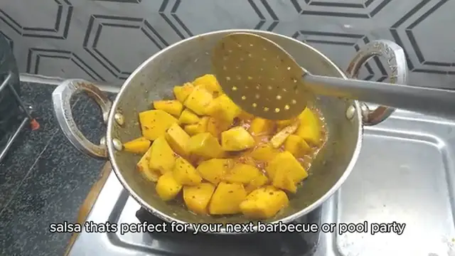 Video thumbnail for mango salsa recipe