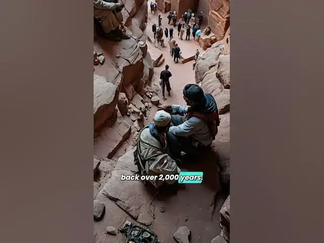 Video thumbnail for Hidden Tomb Discovered Beneath Petra's Famous Treasury – petra jordan indiana jones