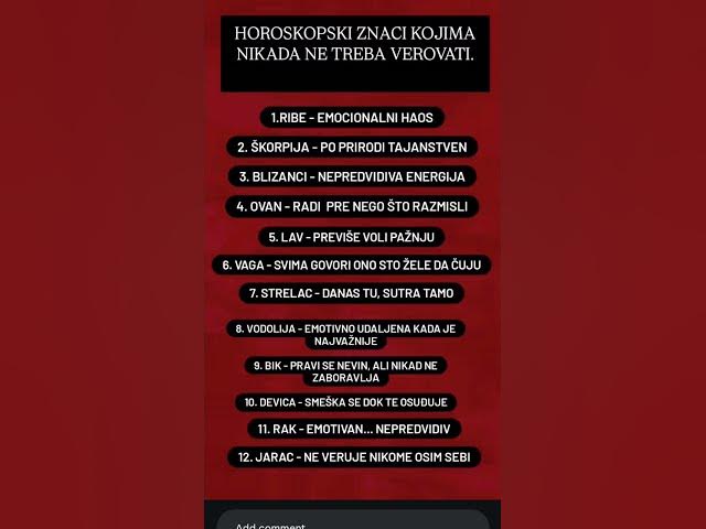 Video thumbnail for Koji si ti znak? 😊