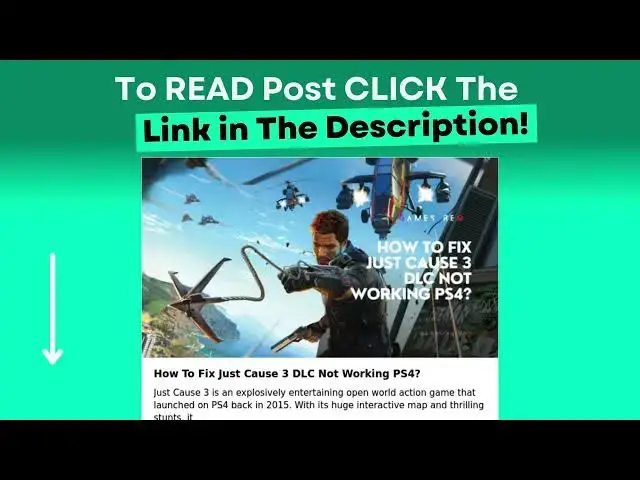 Video thumbnail for How To Fix Just Cause 3 DLC Not Working PS4?