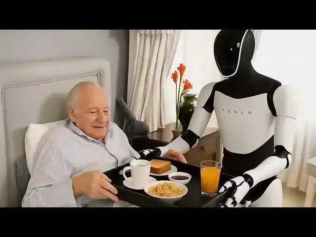 Video thumbnail for Elon Musk Tesla CyberGirl .The First Home Robot That Cooks and Cleans for You!