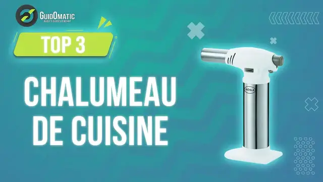 Video thumbnail for ⭐️ MEILLEURS CHALUMEAUX DE CUISINE (2023) - Comparatif & Guide d'achat