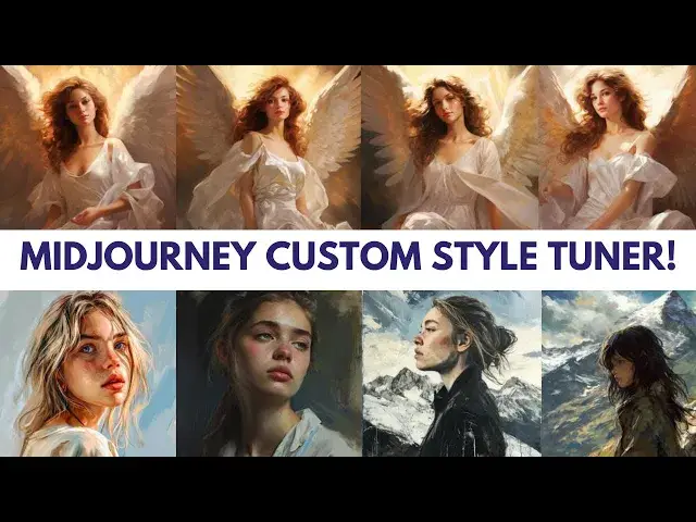 'Video thumbnail for Crafting Your Visual Aesthetics with Midjourney's Custom Style Tuner!'