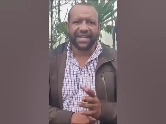 'Video thumbnail for Member for Chuave Hon. James Namane and vice Minister for National Planning'
