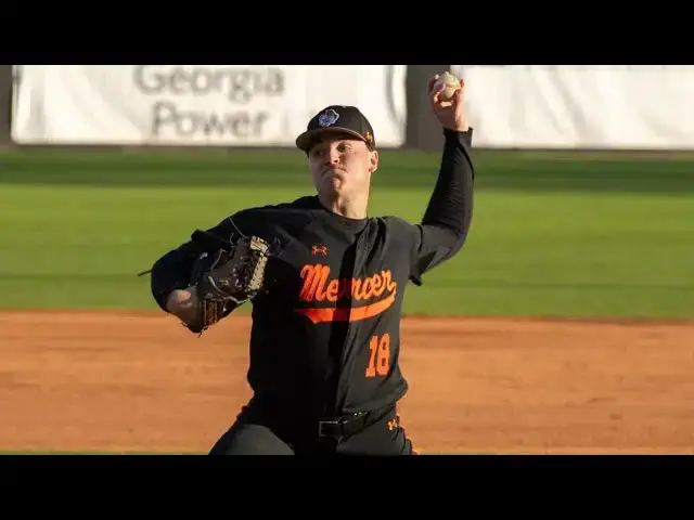 'Video thumbnail for Jess Ackerman 2025 College Baseball Highlights! | Mercer Bears'