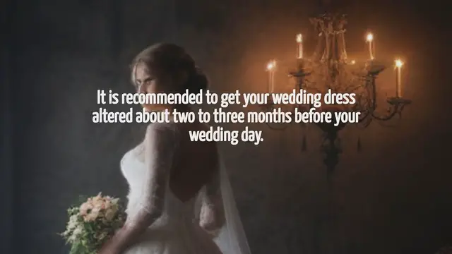 Video thumbnail for When To Get Wedding Dress Altered