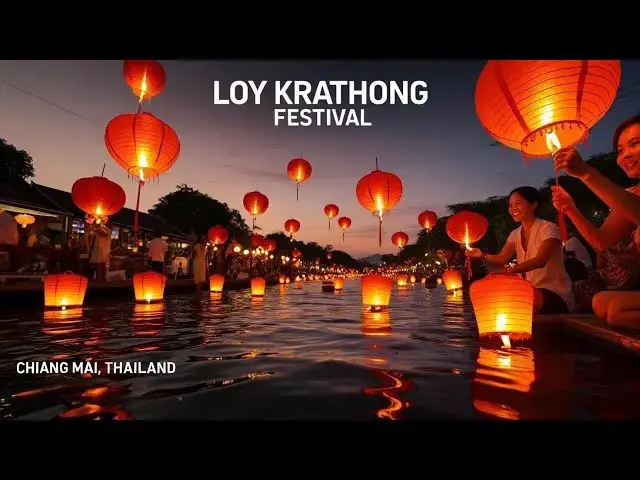 Video thumbnail for How to Celebrate the Loi Krathong Festival in Chiang Mai