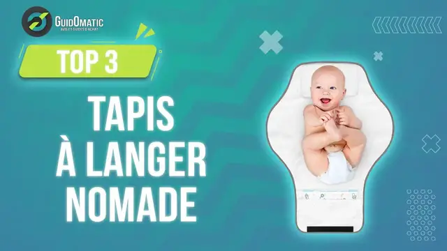 Video thumbnail for ⭐️ TOP 3 : TAPIS À LANGER NOMADE 2023