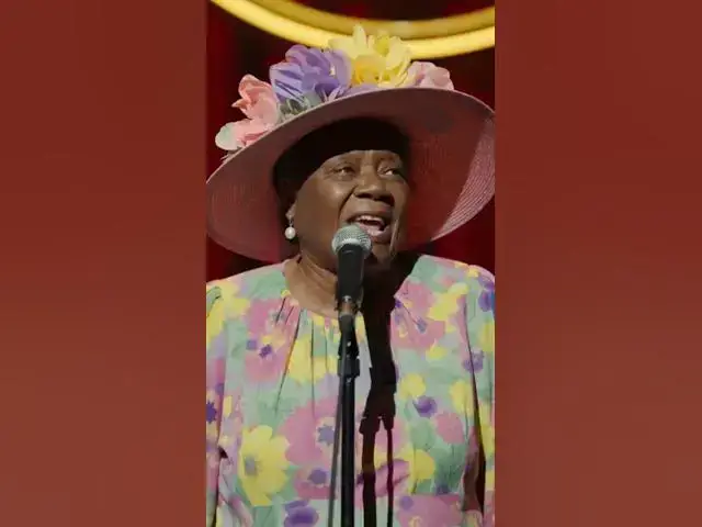 Video thumbnail for Grandma's Got Jokes and the Audience Lost It #funny #standupcomedy #shorts