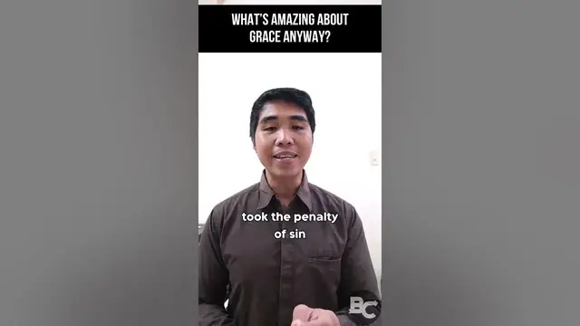 'Video thumbnail for What’s amazing about grace anyway?'