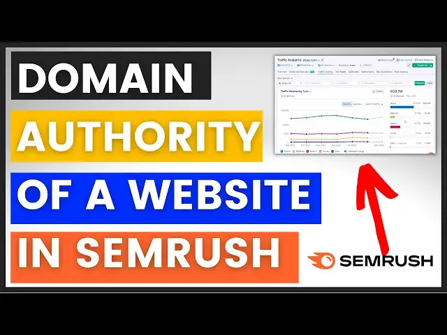 'Video thumbnail for How To Check Domain Authority Of A Website? (Using Semrush Authority Score)'