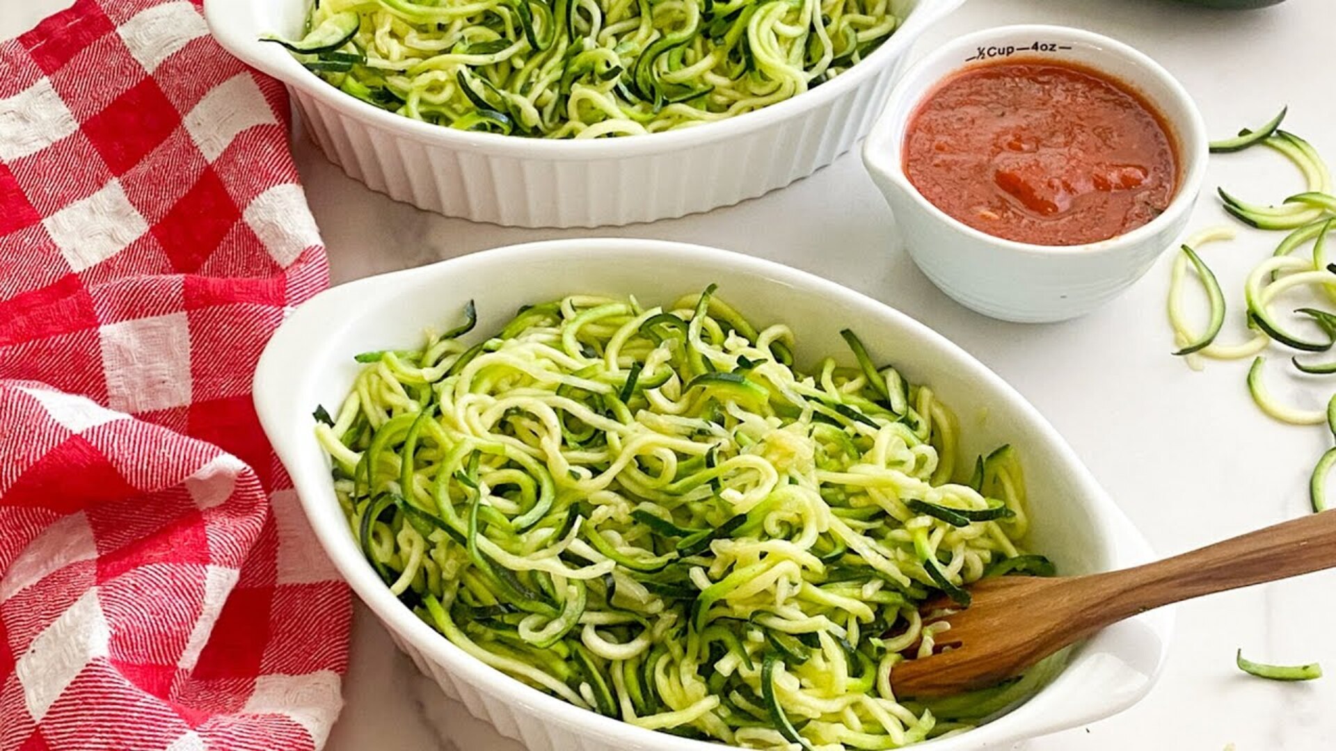 Video thumbnail for Perfect Zucchini Noodles Recipe