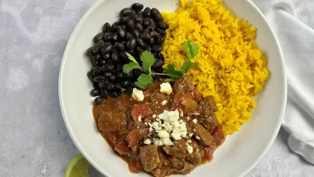 'Video thumbnail for Slow-Cooked Carne Picada Recipe'