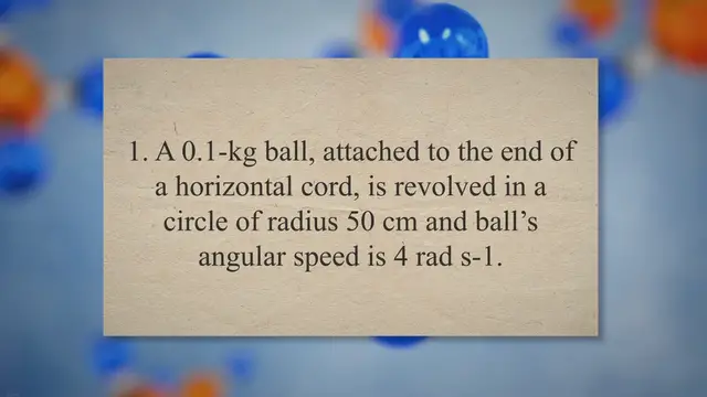 Video thumbnail for Centripetal force in uniform circular motion – problems and solutions