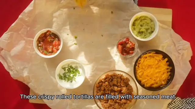 Video thumbnail for taquito recipe