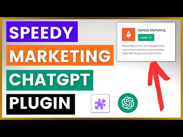 Video thumbnail for How To Use Speedy Marketing ChatGPT Plugin?