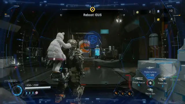 Video thumbnail for Pragmata - 4. Travel To Lunum Mines Entrance: Moon Gravity Message | "The Nexus Tower" Cutscene