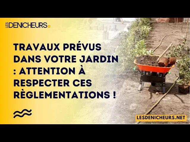 Video thumbnail for Travaux prévus dans votre jardin : attention à respecter ces règlementations !