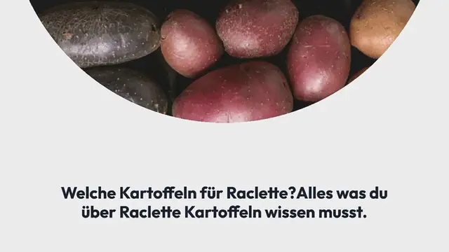 Video thumbnail for Welche Kartoffeln für Raclette? Alles was du über Raclette Kartoffeln wissen musst.