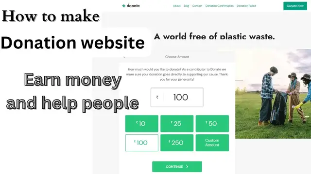 Video thumbnail for How to Make Donation Website Free on WordPress, Free Plugin and Free Theme