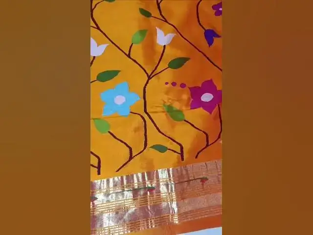 Video thumbnail for Allover work paithani saree #paithani #purehandlooms #silksaree