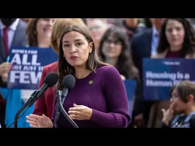 Video thumbnail for AOC Goes Psycho In The Middle Of NYC Street - She Needs Help