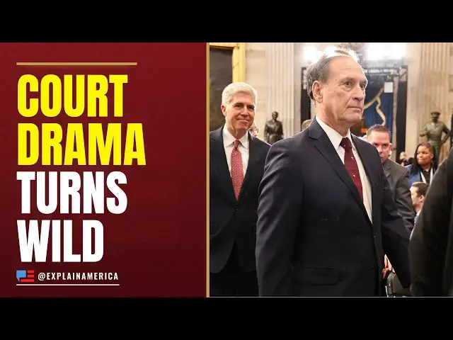 Video thumbnail for Supreme Court Drama — Justice WALKS OUT Minutes After Case Begins
