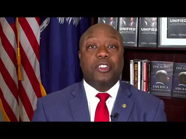 Video thumbnail for Tim Scott Earthquake Announcement After Failed Trump Attack