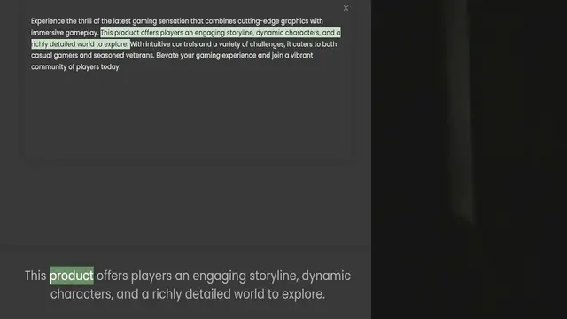 Video thumbnail for immersive gameplay. This product offers players an engaging storyline, dynamic characters, and a richly detailed world to explore. With intuitive controls and a variety of challenges, it caters to both casual gamers and seasoned veterans.