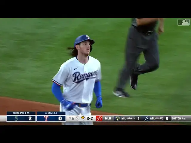 'Video thumbnail for Jonah Heim Smacks a two-run home run 7/31/21'