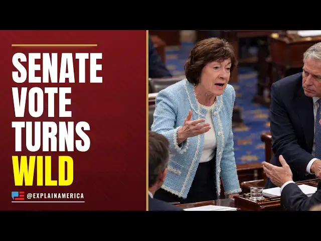 Video thumbnail for Senate Chaos — RINO Susan Collins Just Cast the Deciding Vote