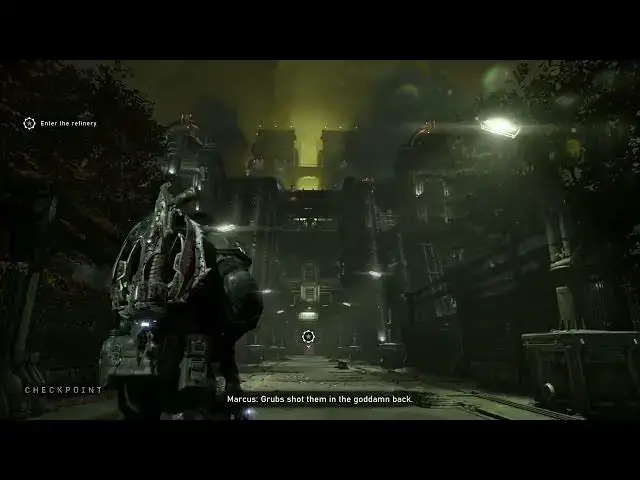 Video thumbnail for Gears of War: E-Day - Act 4 Chapter 6: Timgad Refinery: Mags Talks To Cara L | Bust of Decha Timgad