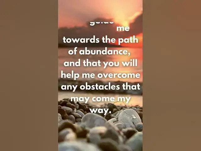 Video thumbnail for Start your day with a prayer for abundance Part 3