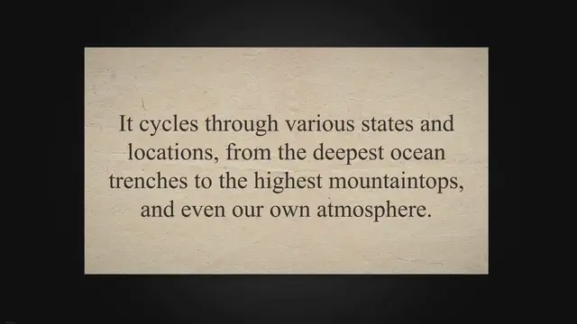 Video thumbnail for Hydrologic cycle