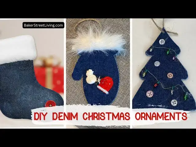 'Video thumbnail for DIY Denim Ornaments from Recycled Jeans'