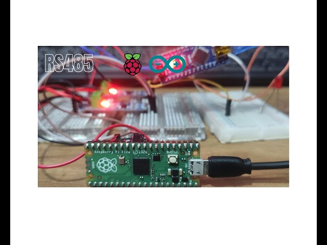 Video thumbnail for How to interface Raspberry Pi Pico with RS485 Protocol with example code