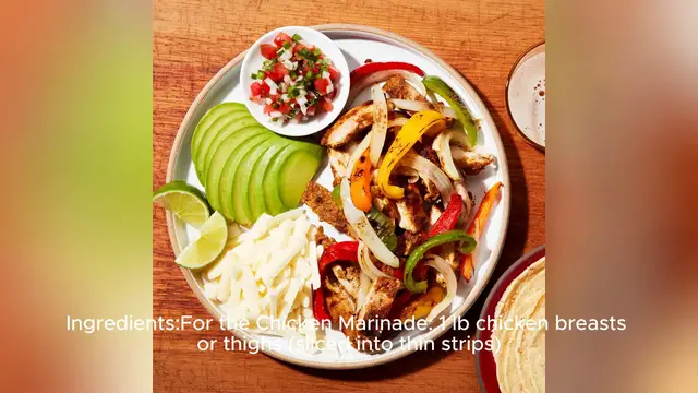'Video thumbnail for fajita recipe chicken'