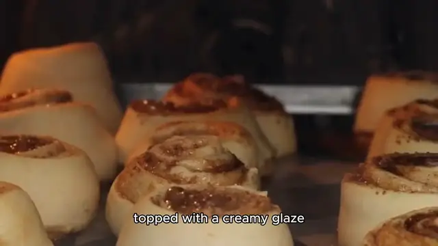 Video thumbnail for cinnamon bun recipe