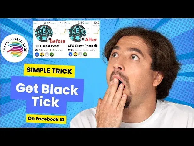 'Video thumbnail for Get Verified by Facebook || Get Black Badge || Get Black Trick @LearnWorldHere'
