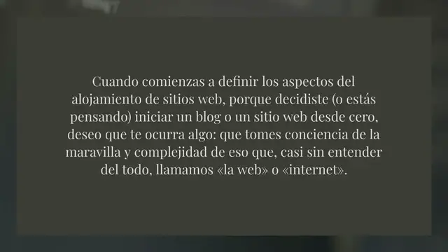 Video thumbnail for Hosting ¿Qué es?