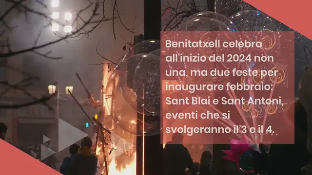 Video thumbnail for Benitatxell celebra le festività di Sant Antoni e Sant Blai questo fine settimana: