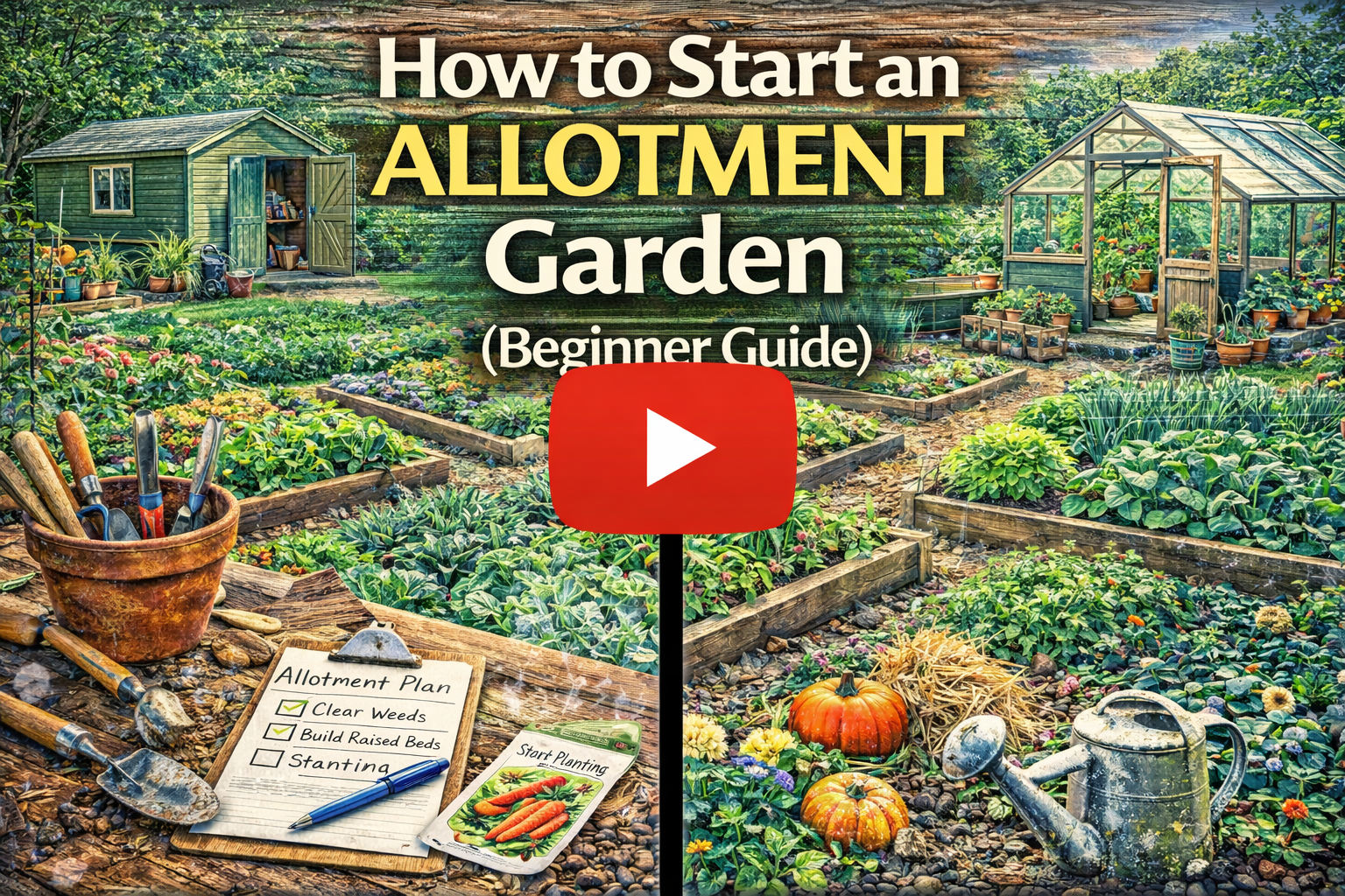 Video thumbnail for How to Start an Allotment Garden (Beginner Guide)