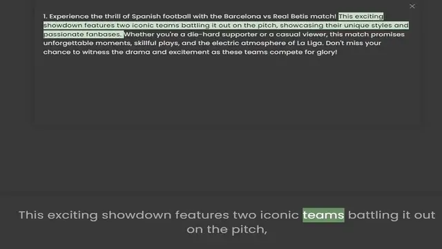 Video thumbnail for showdown features two iconic teams battling it out on the pitch, showcasing their unique styles and passionate fanbases. Whether you're a die-hard supporter or a casual viewer, this match promises unforgettable moments, skillful plays, an