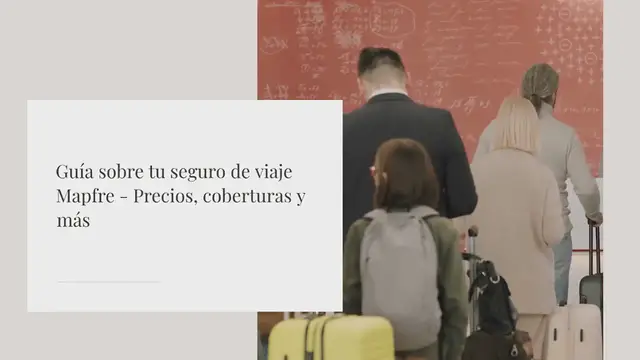 Video thumbnail for Guía sobre tu seguro de viaje Mapfre - Precios, coberturas y más