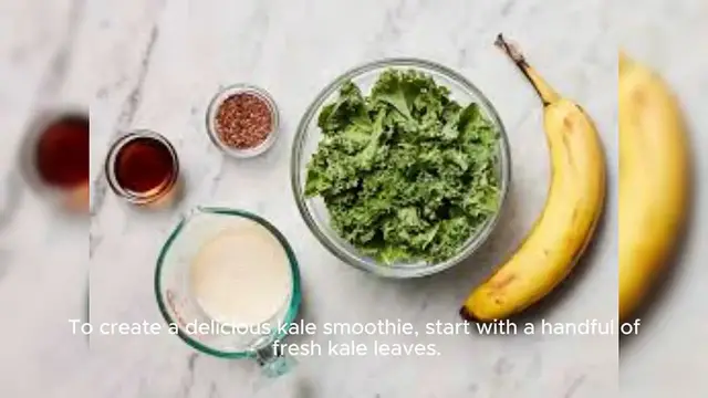 Video thumbnail for Kale Smoothie Recipe