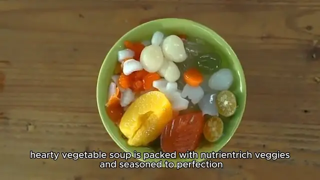 'Video thumbnail for awesome vegetable soup recipe'